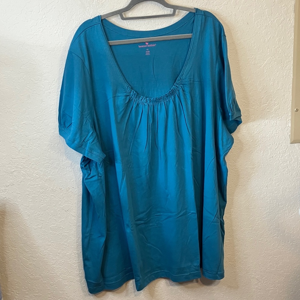 Woman Within Teal Tee